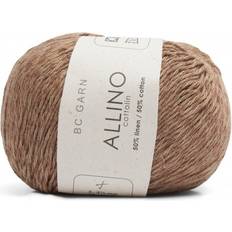 BC Garn Allino Unicolor 02 Lysebrun