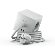 Elartiklar Avolt Square 1 grenuttag 30W Dual USB-C & Magnetic base 1.8m Gotland Gray