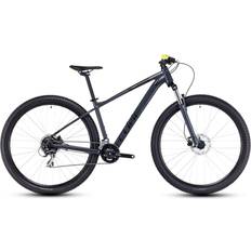 Aluminium - Voor Mountainbikes Cube Aim Pro Hardtail Mountain Bike 2023 - Grey/Flashyellow