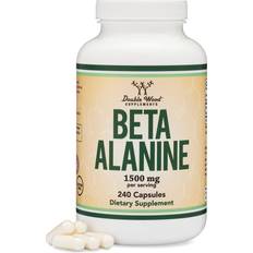 Amino Acids Double Wood Supplements Beta Alanine Capsules Bulk 1.5 Gram Servings, 240