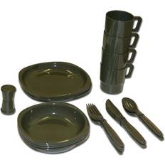 Mil-Tec Vaisselle Camping Ensemble 26 Pcs Service de couverts