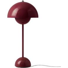 Lamp table &Tradition Flowerpot Dark Plum Bordlampe 50cm