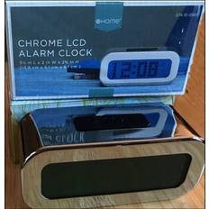 Alarm Clocks Target Chrome LCD Alarm Clock