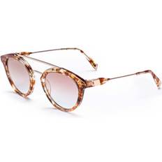 Solbriller Westward Leaning Double Bridge Sunglasses - Gold