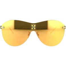 Givenchy Modernt Solglasögon Med Metalliska Accenter - Yellow