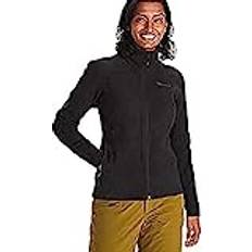 Marmot Damen Wm's Reactor Polartec Jacket, Fleecejacke, Outdoor-Jacke mit durchgehendem Reißverschluss, atmungsaktiver und windbeständiger Sweater, Black