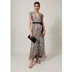 Lange Kleider - Samt Phase Eight Enja Sequin Maxi Dress