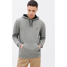 Zebramuster Pullover Paul Smith PS Organic Cotton Hoodie Grey Melange Grau Kapuzenpullover Grösse: