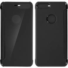 Apple iPhone 7 Plus/8 Plus Fundas de cartera Avizar Funda Libro Billetera Efecto Espejo Negra Iphone 7 Plus/8 Plus Tapa Translúcida