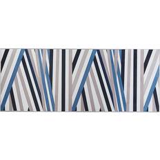 Ryamatta 80 x 200 cm Svart/Vit
