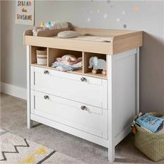 Changing Tables Mamas & Papas Harwell Dresser Changer White Natural
