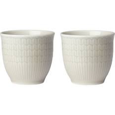 Beige Egg Cups Rörstrand Swedish Grace Eggeglass