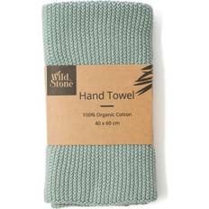 Organic Guest Towels Wild & Stone Wild & Stone Organic Hand Guest Towel Grey