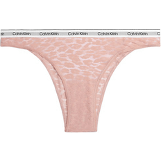 Leopard Knickers Calvin Klein Lace Brazilian Brief S, SUBDUED