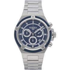 Roamer Armbandsur Roamer Tempomaster Chrono 221837 41 45 20 Silver/Blue 7640185787087 5077.00