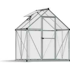 Palram Mythos Silver 4x6 Palram-Canopia Greenhouse Silver Aluminum