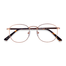 Glasses & Reading Glasses Eyebuydirect Unisex s round Rose Gold Metal Prescription Eyebuydirect s St Michel