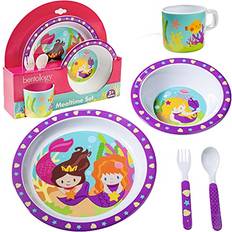 Baby Dinnerware Bentology Mealtime Feeding Set 5pcs Mermaid