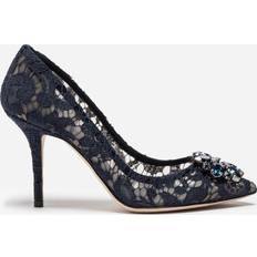 Dolce & Gabbana Bellucci Spetspumps Blå