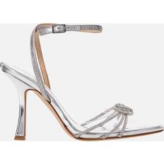 Guess Damen Pumps Guess Women's Syena Crystal-Embellished Heeled Sandals Silber