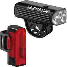 Lezyne Éclairages de Vélo Lezyne Macro Drive 1400+/Strip Drive Pro 400+ Light Set Black