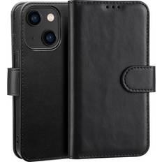 PU leather wallet w/ MagSafe Apple iPhone 14 Black