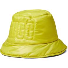 Women - Yellow Hats UGG All Weather Quilted Logo Bucket Hat Sunbeam LG/XL