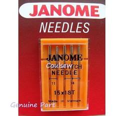 Sewing Machines Janome Sewing machine needles top stitch 15x1st mixed