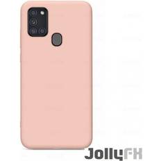 Skal-man Samsung Galaxy A21S Silikon Rosa