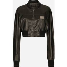 Pelle Giubbotti Dolce & Gabbana Short Nappa Leather Bomber Jacket