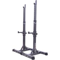 Gym Master Adjustable Barbell Squat Rack Spotter Stands Bench Weight Power Rack