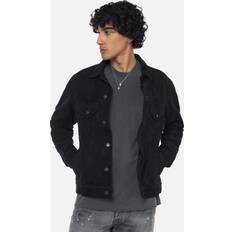 Men - Suede Jackets John Elliott Men's Suede Thumper Jacket Black Black