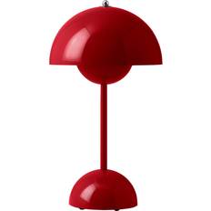 &Tradition Flowerpot VP9 Vermilion Red Table Lamp 29.5cm