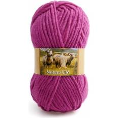 Hjertegarn Natur Uld Dunkles Pink 9130