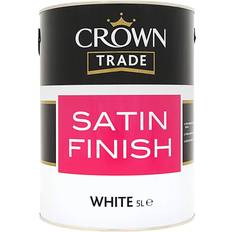 Crown White Paint Crown Satin Finish White