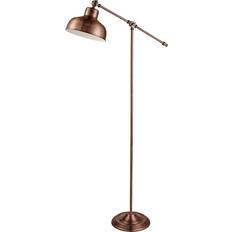 Copper Floor Lamps Searchlight Macbeth Made of Metal Trendy Copper Floor Lamp