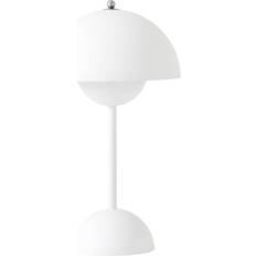 &Tradition Indendørsbelysning - Metal Lamper &Tradition Flowerpot VP9 Matt White Bordlampe 29.5cm