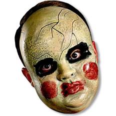 Halloween Masks Horror-Shop Creepy Doll Face Maske Halloween Puppenmaske