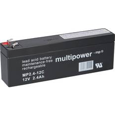 Multipower MP2,4-12C Forbrugsbatteri 12V 2.4Ah