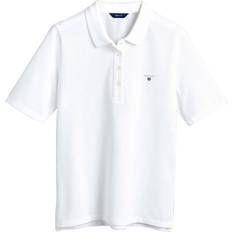 Gant Polotrøjer Gant Original Long Short Sleeved Polo - Hvid