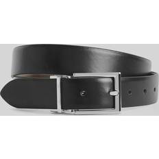 Reiss Accessories Reiss Ricky Silver-buckle Reversible Leather Belt