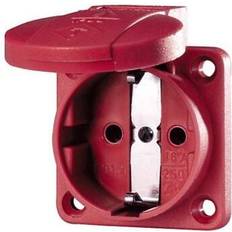 Mennekes schuko-anbau-steckdose 11033 ip54 rot schutzkontakt-anbausteckdose Rot 61 mm