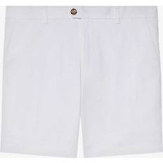 Chino Shorts - White Reiss Wicket Casual Chino Shorts