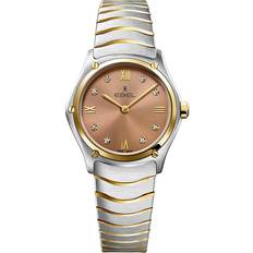 Ebel Dam Armbandsur Ebel 1216556 Sport Classic 8 Diamonds 29mm Pastel