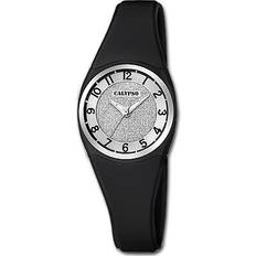 Ladies Black & Silver Watch K5752/6