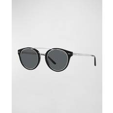 Polo Ralph Lauren Unisex Solglasögon Polo Ralph Lauren Accessoarer, 49 MM, Svart/Grå RL 8210