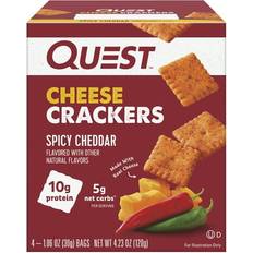 Quest Nutrition Spicy Cheddar Cheese Crackers 4