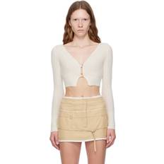 Mohair kofta dam Jacquemus Alzou Mohair Blend Cardigan
