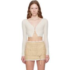 Cardigans Jacquemus Le Cardigan Alzou - Off-White - Ivory