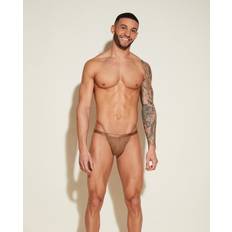 Brown - Men Panties Cosabella Men's Never Italian Thong Cinque Cinque